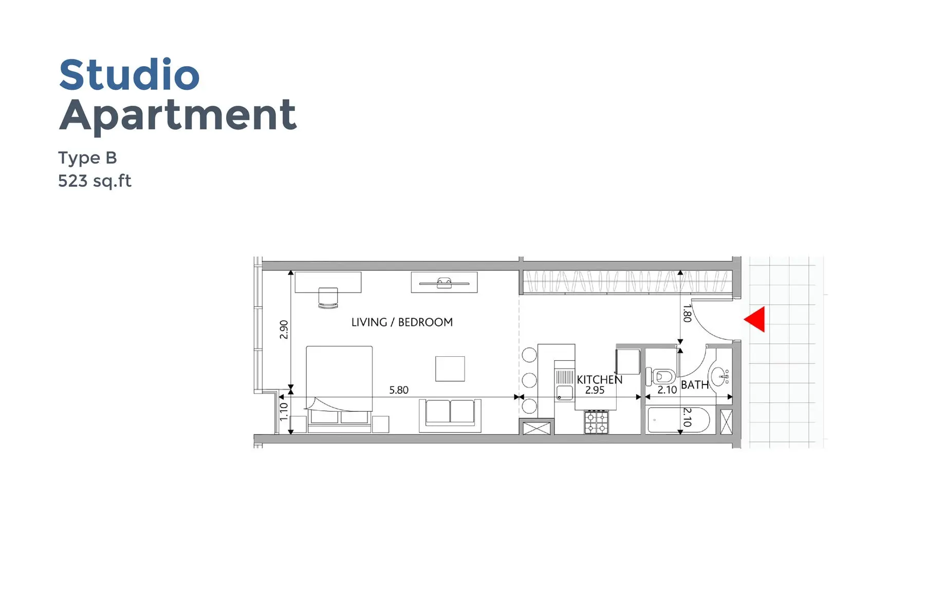 Type B floor plan