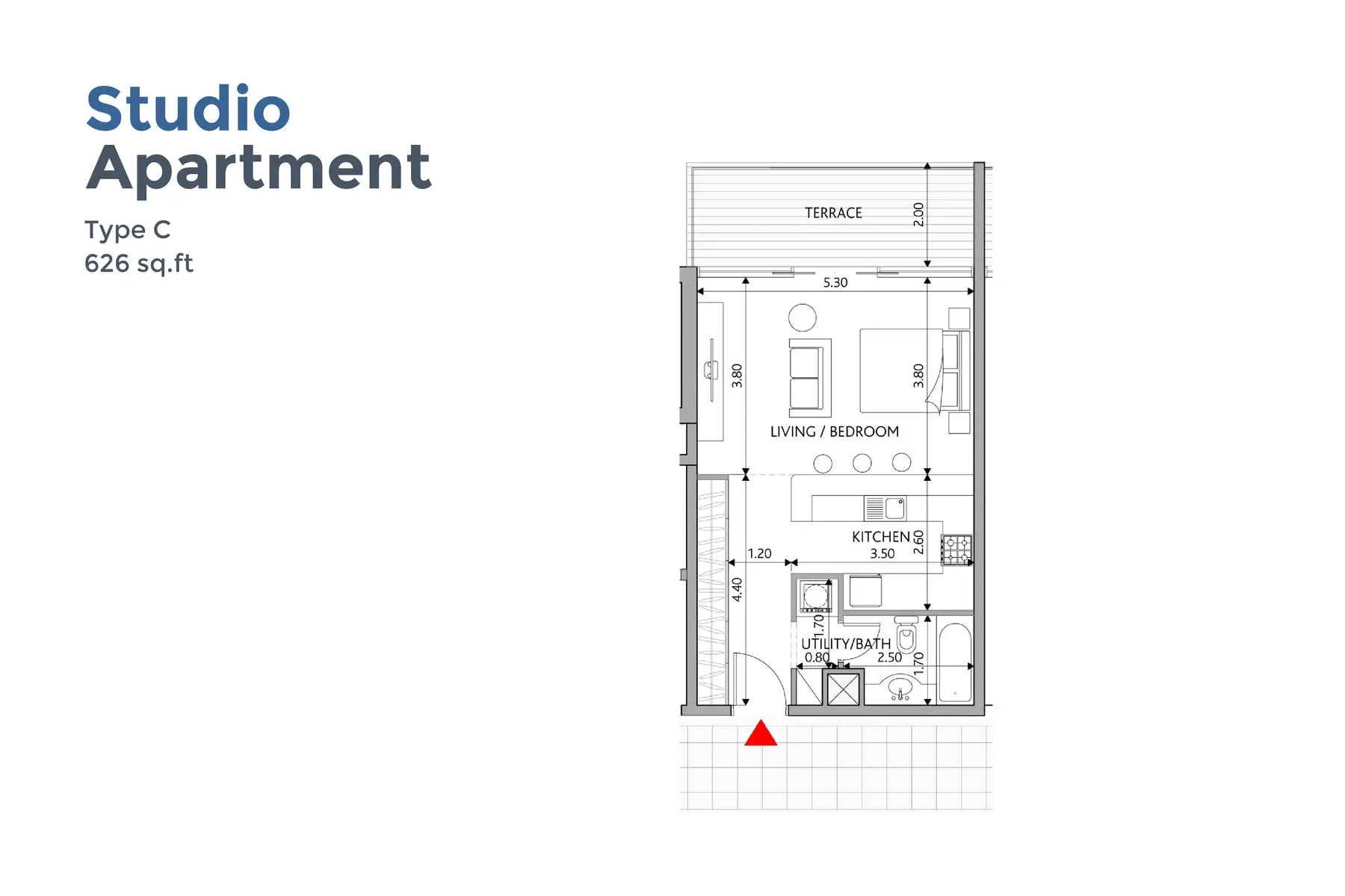 Type C floor plan