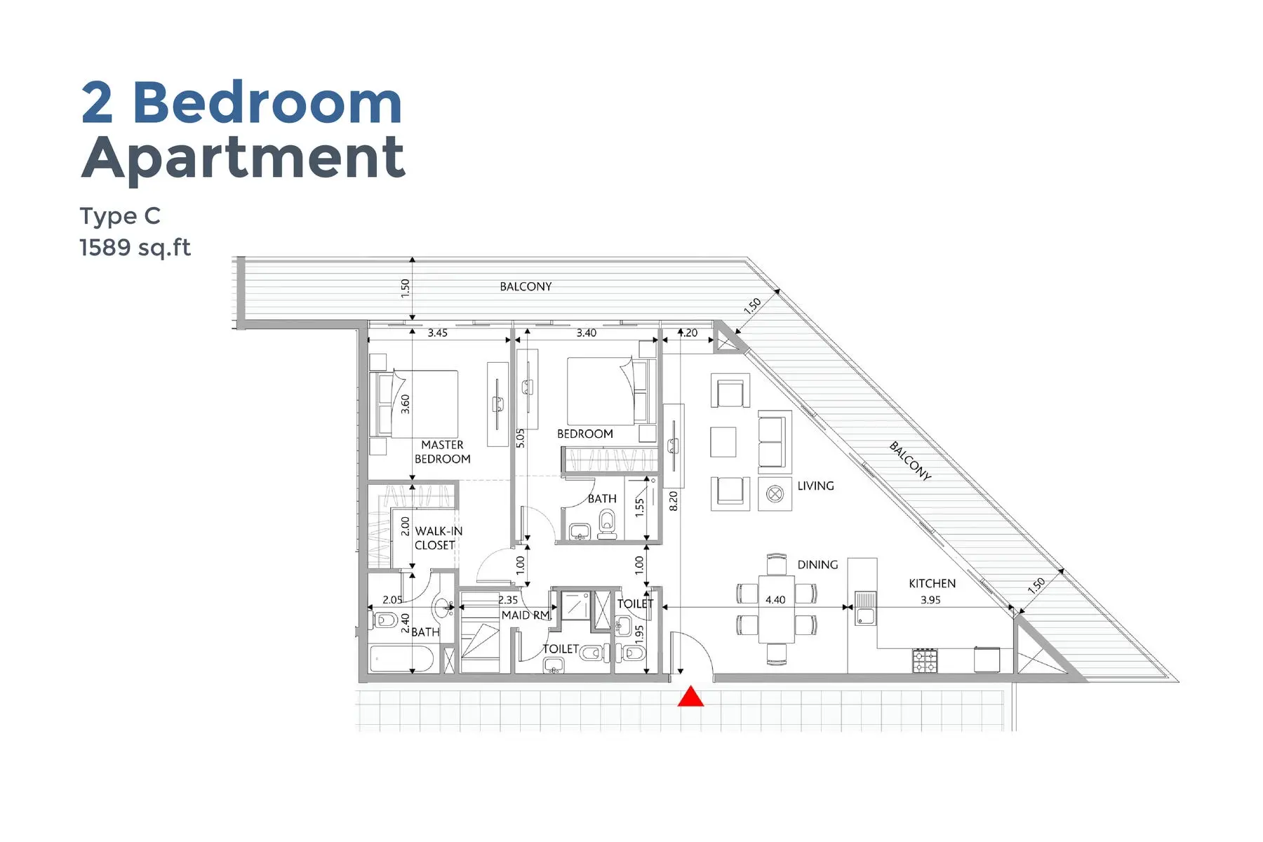 Type C floor plan