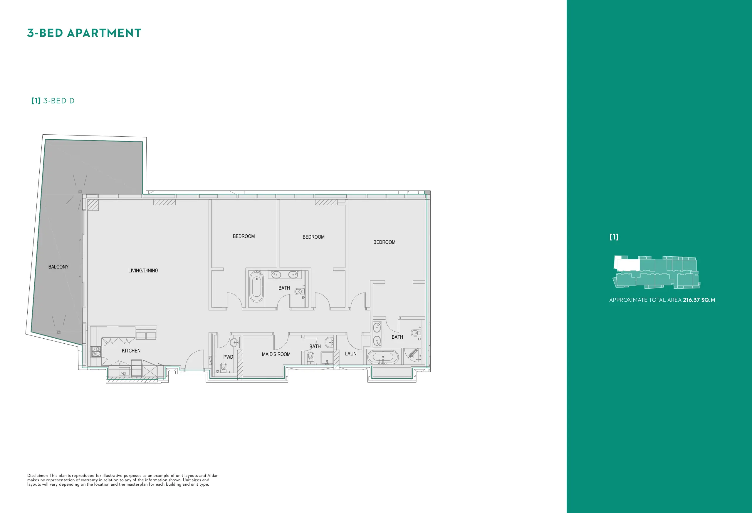 Type D floor plan
