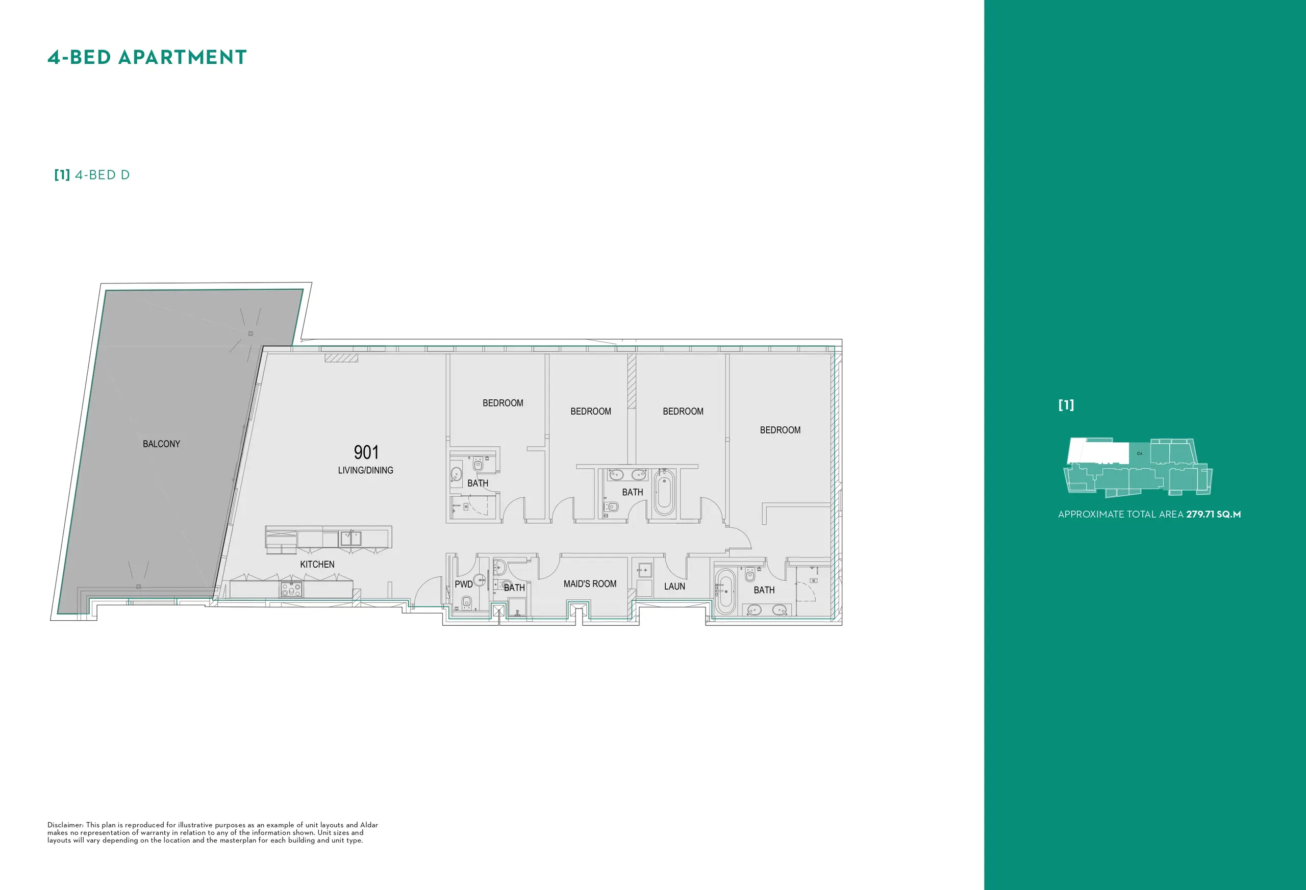 Type D floor plan