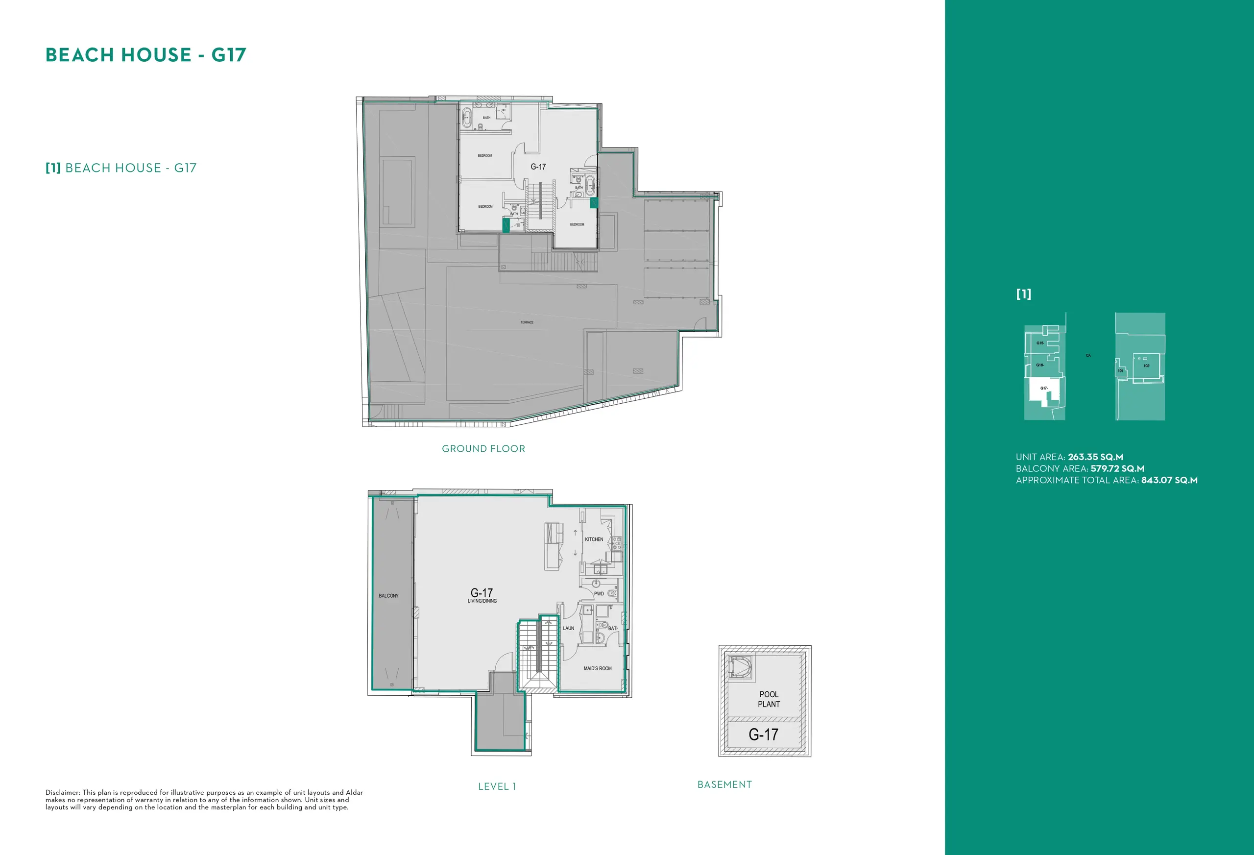 Type G17 floor plan