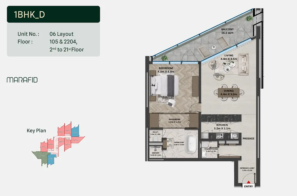 Type D floor plan
