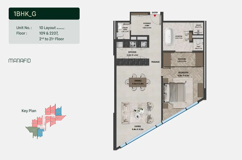 Type G floor plan