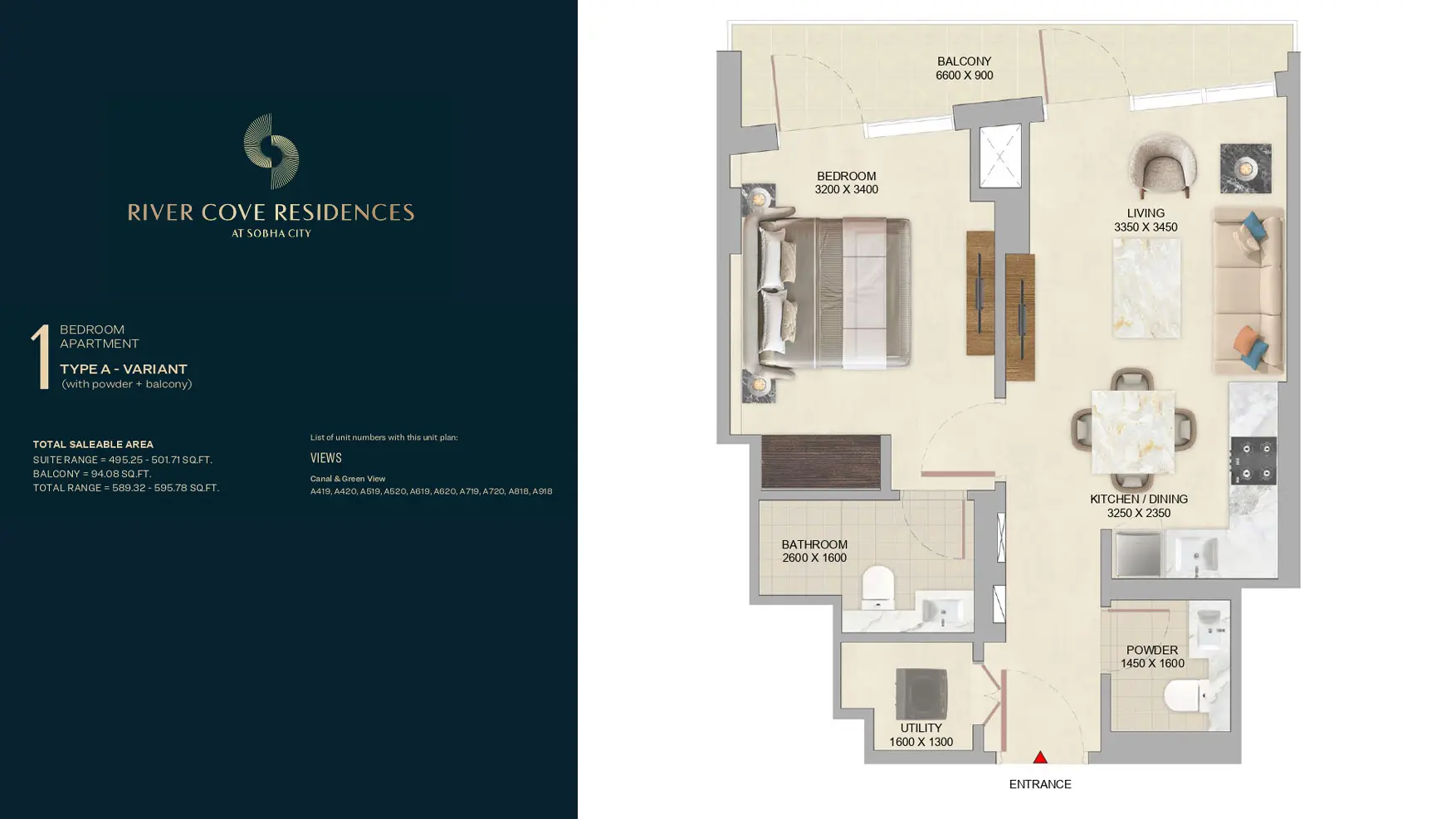Type A Variant floor plan