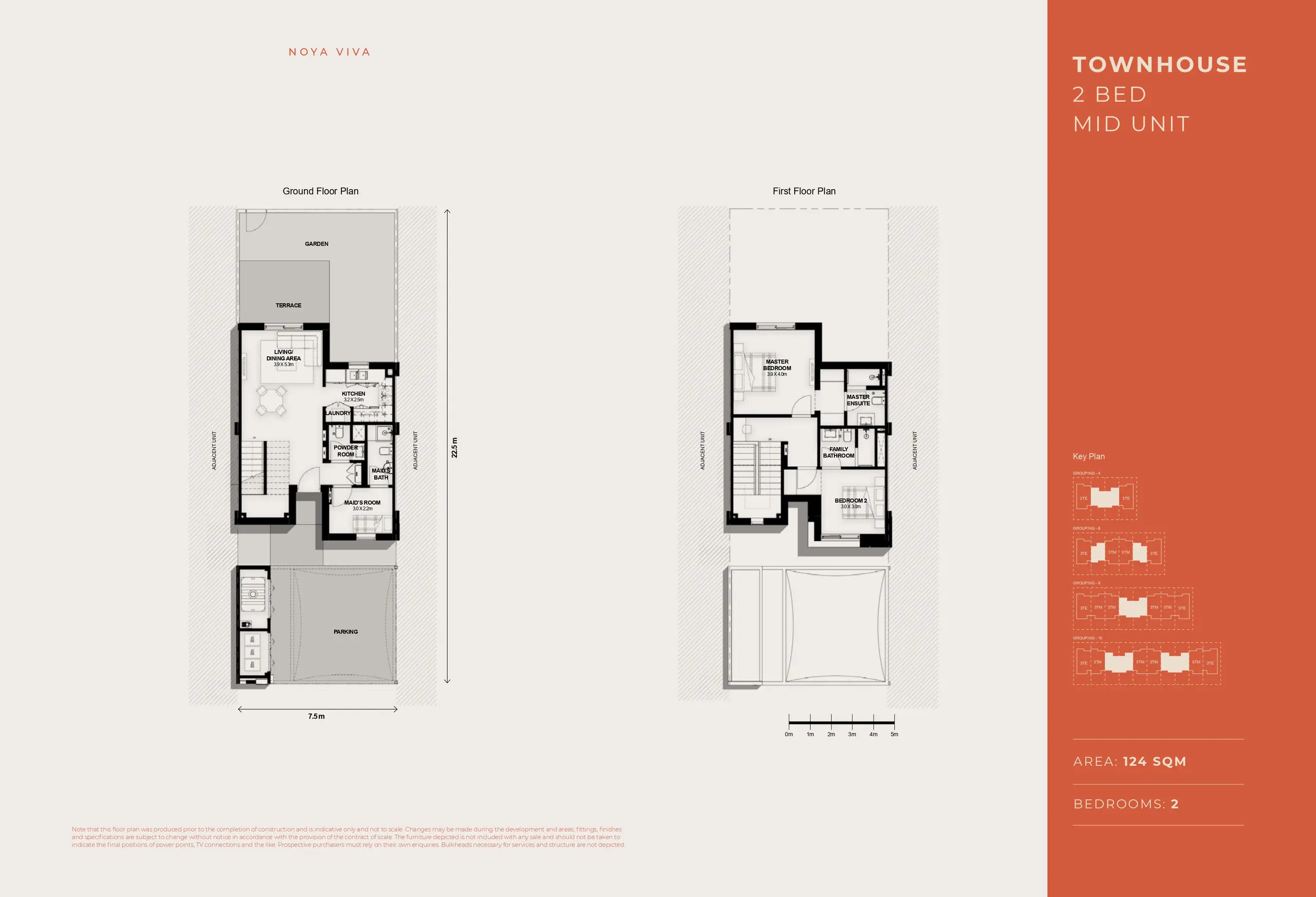 2 Bed Townhouse floor plan