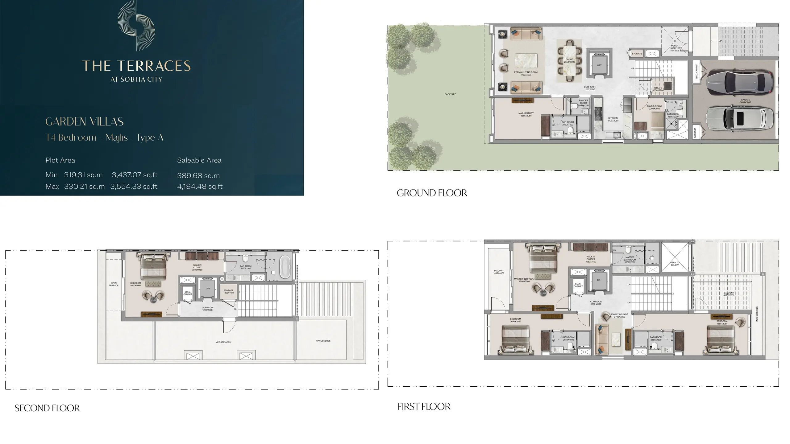 Type A floor plan