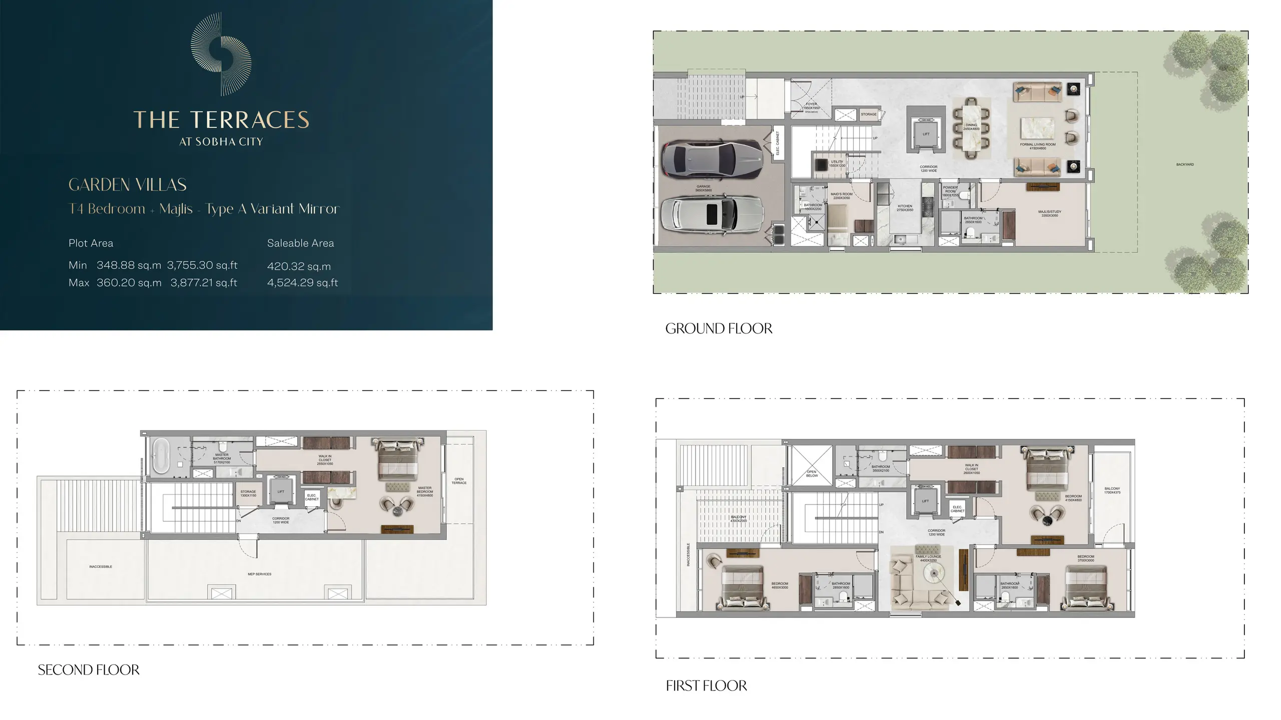 Type A Variant Mirror floor plan