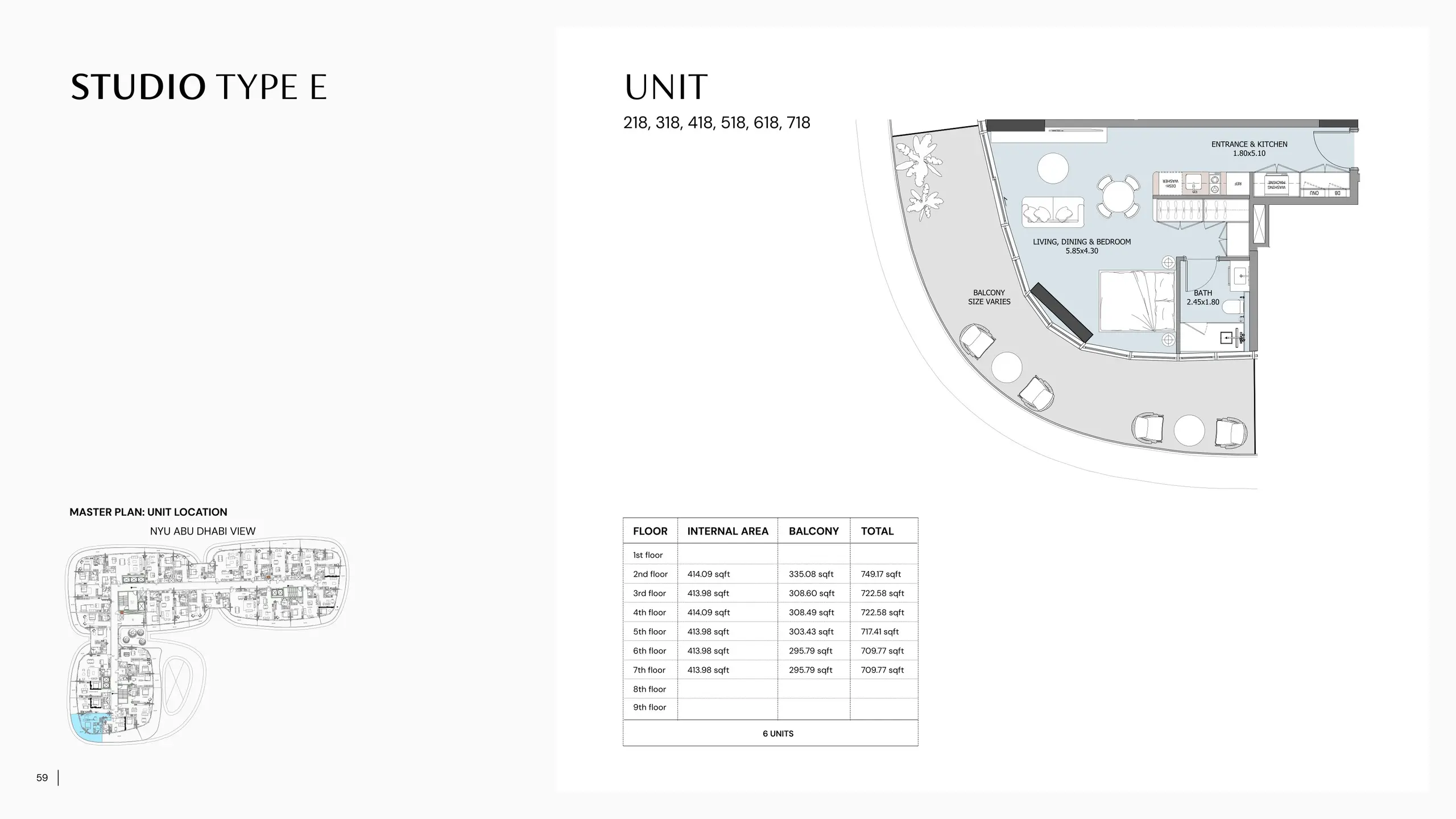 Type E floor plan