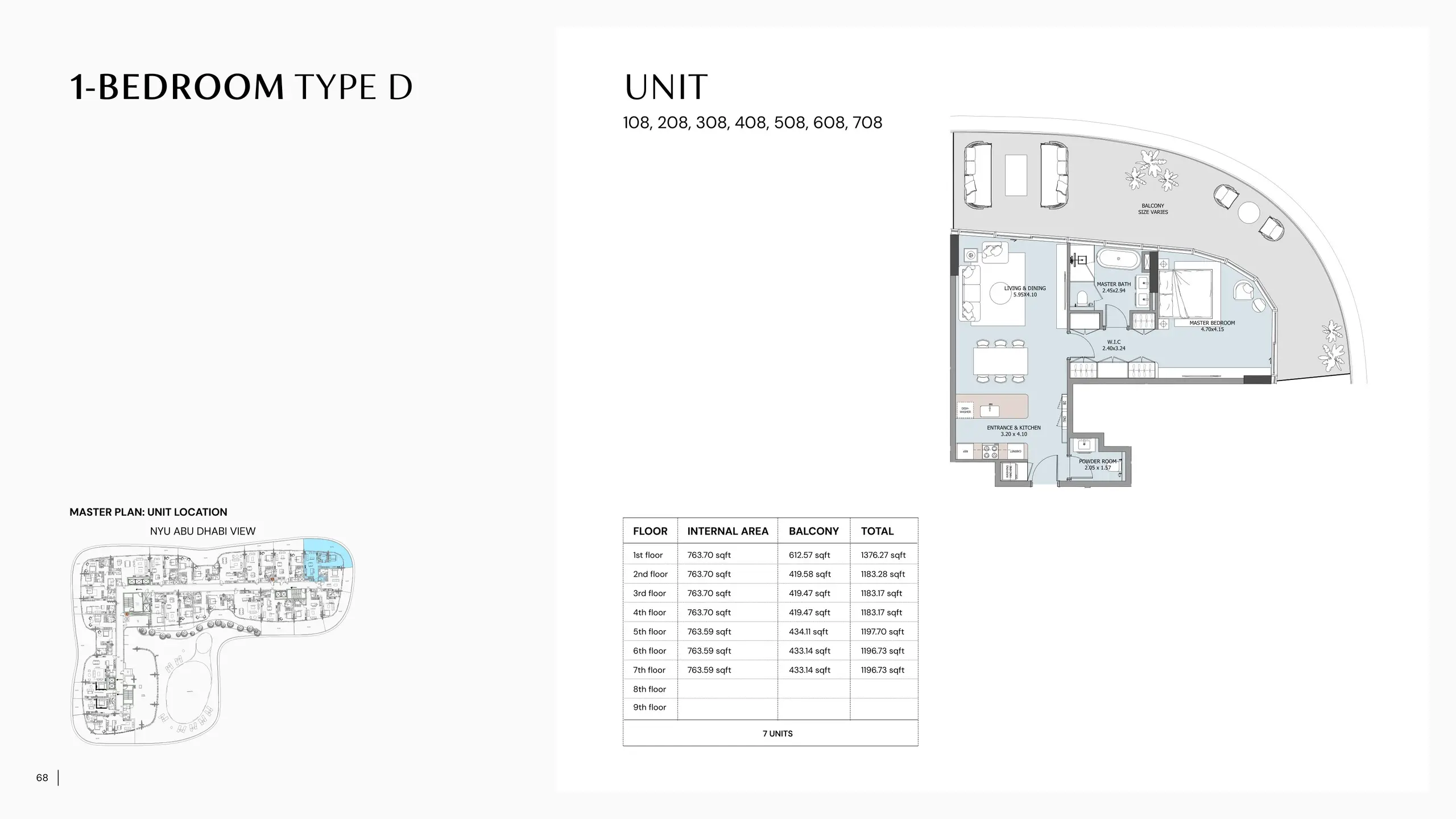 Type D floor plan