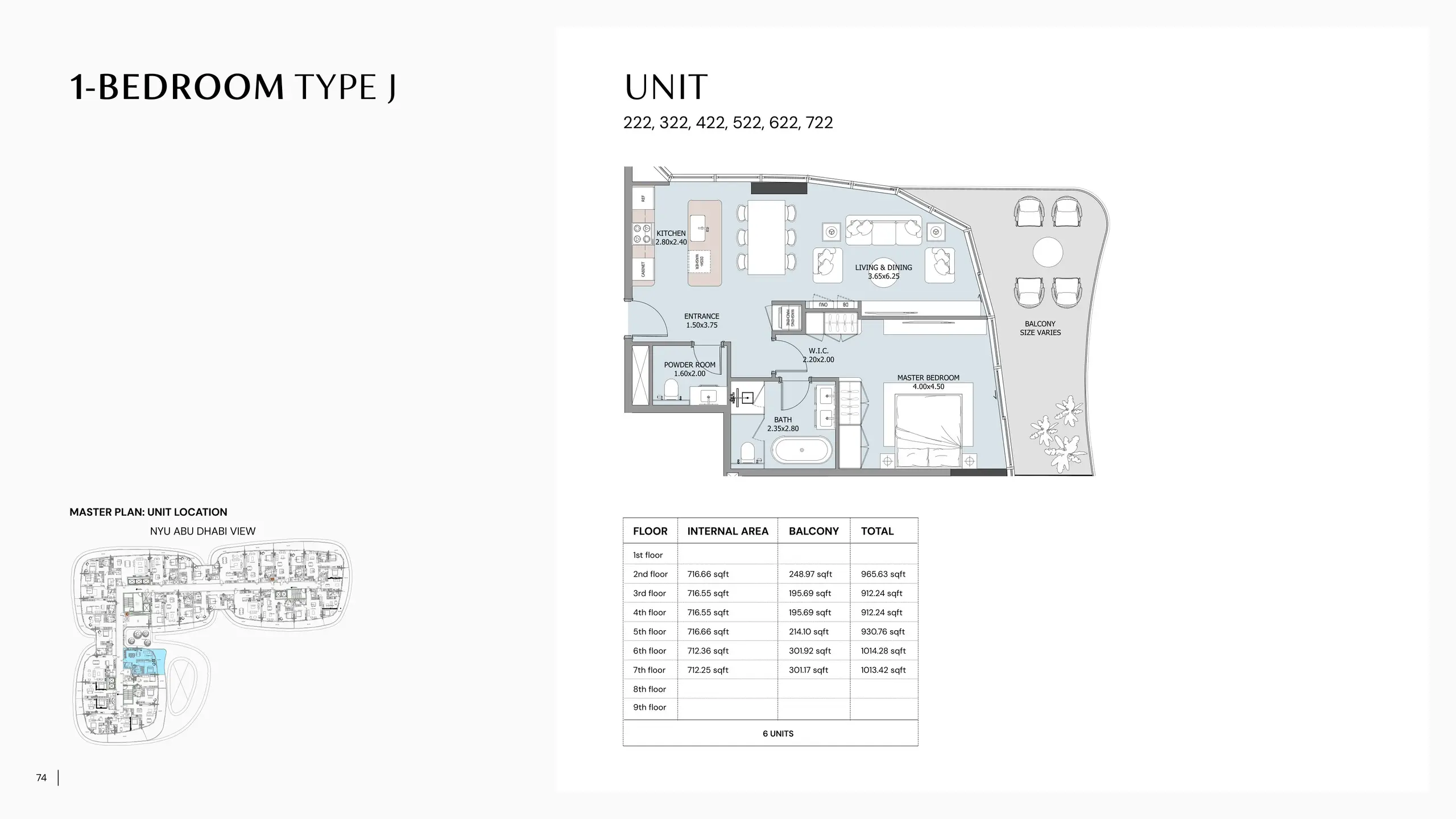 Type J floor plan