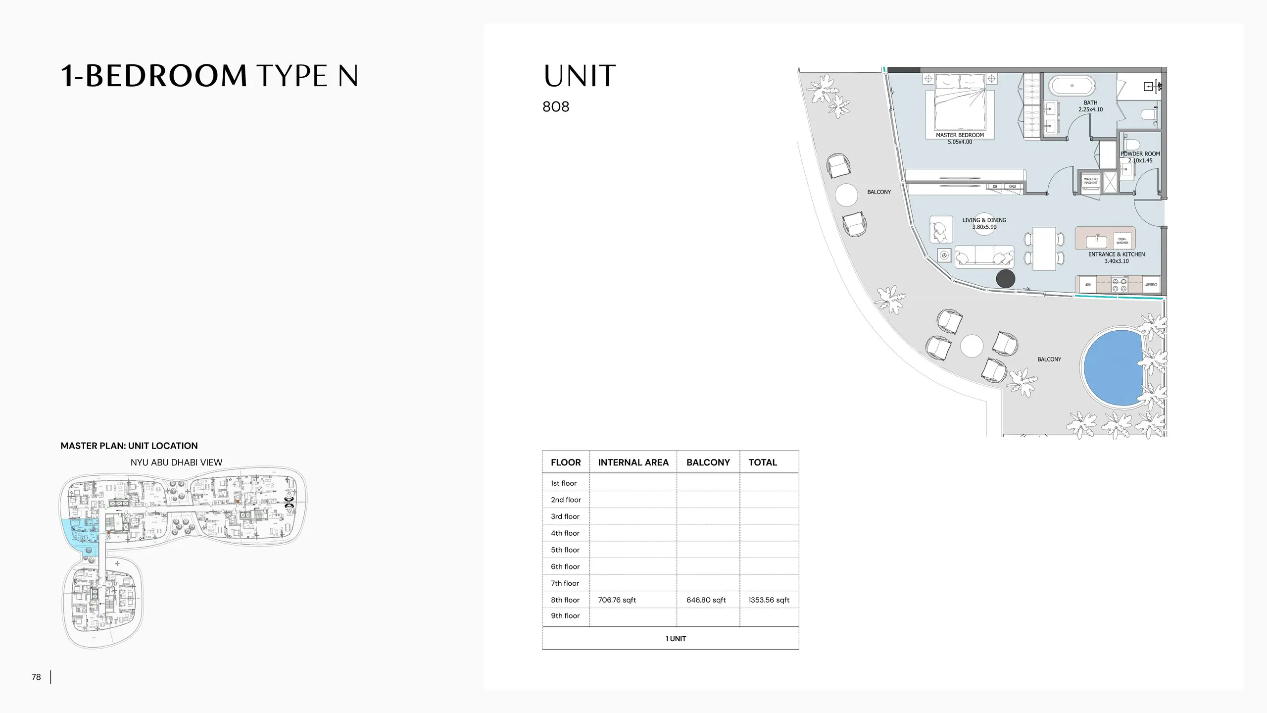 Type N floor plan