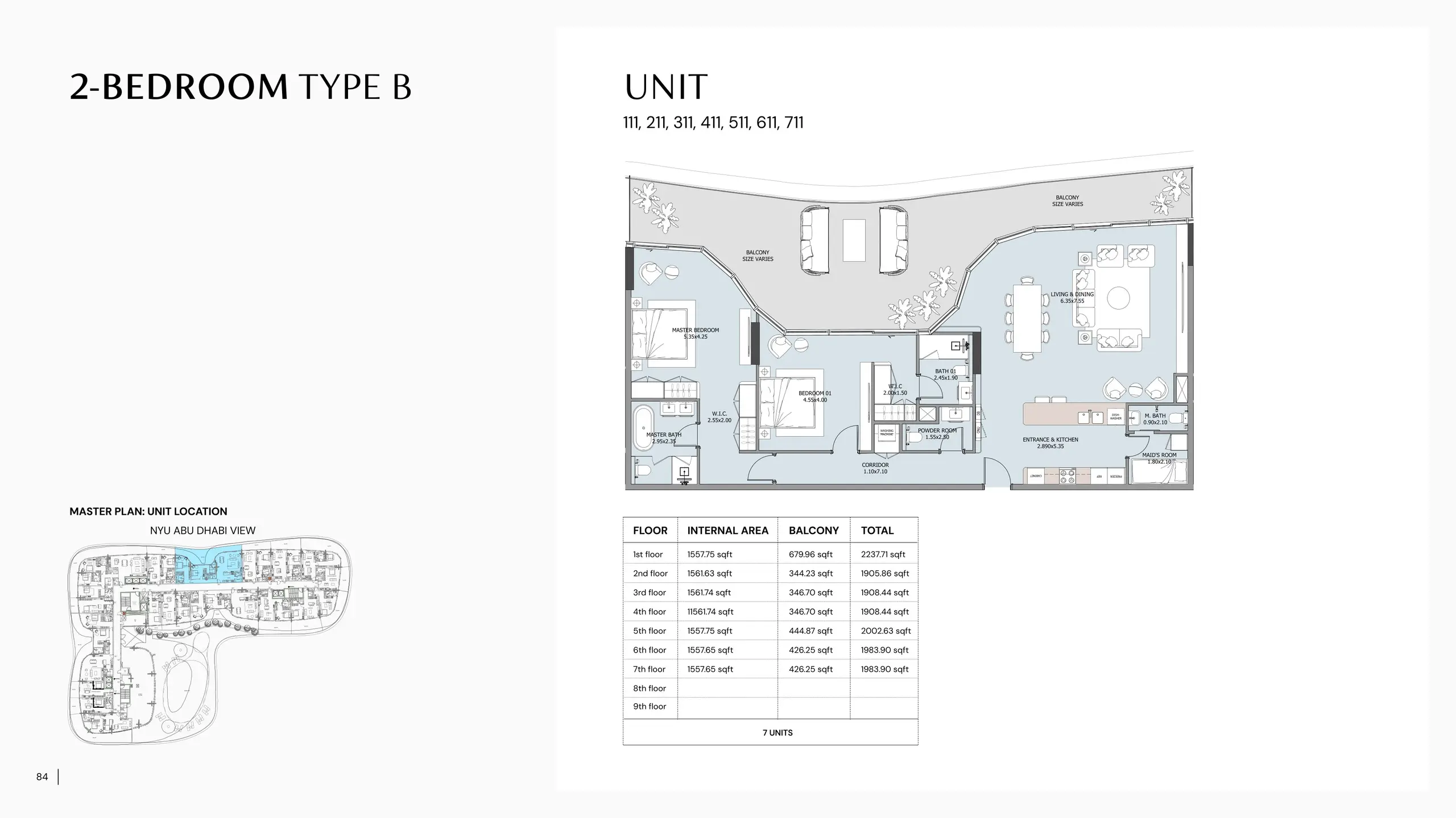 Type B floor plan