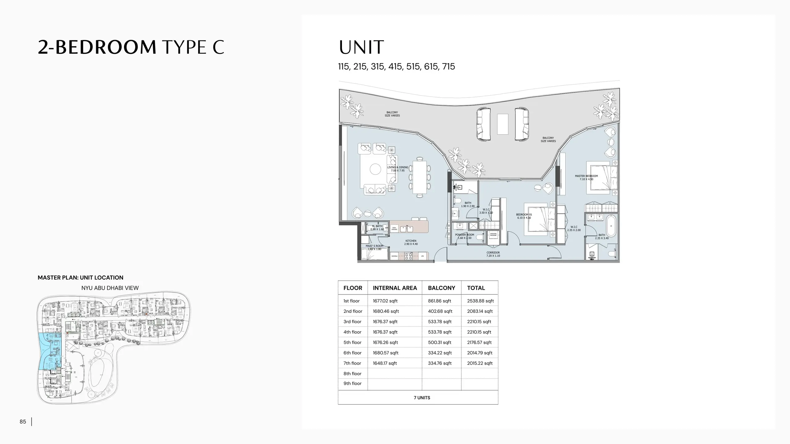 Type C floor plan