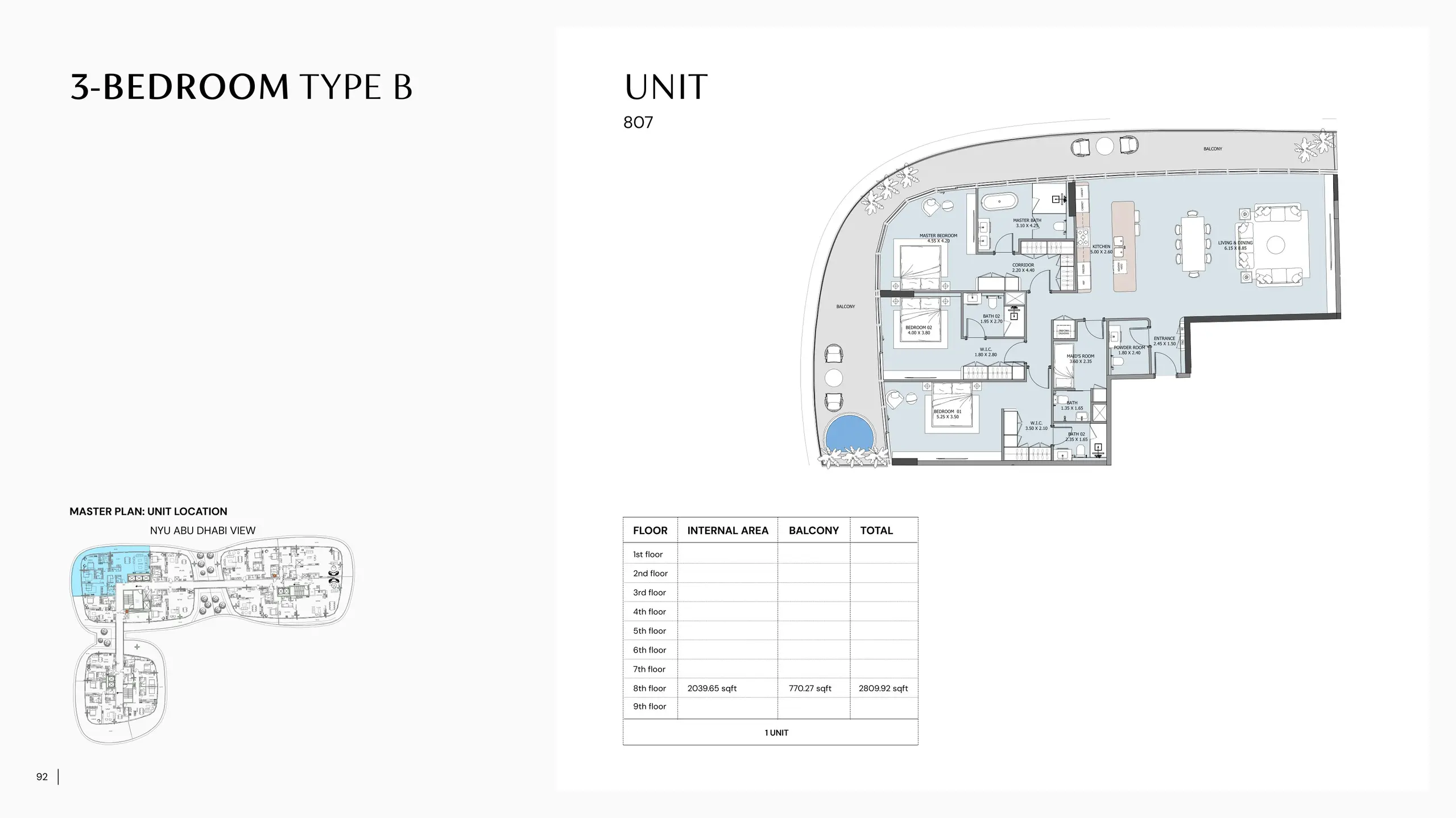 Type B floor plan
