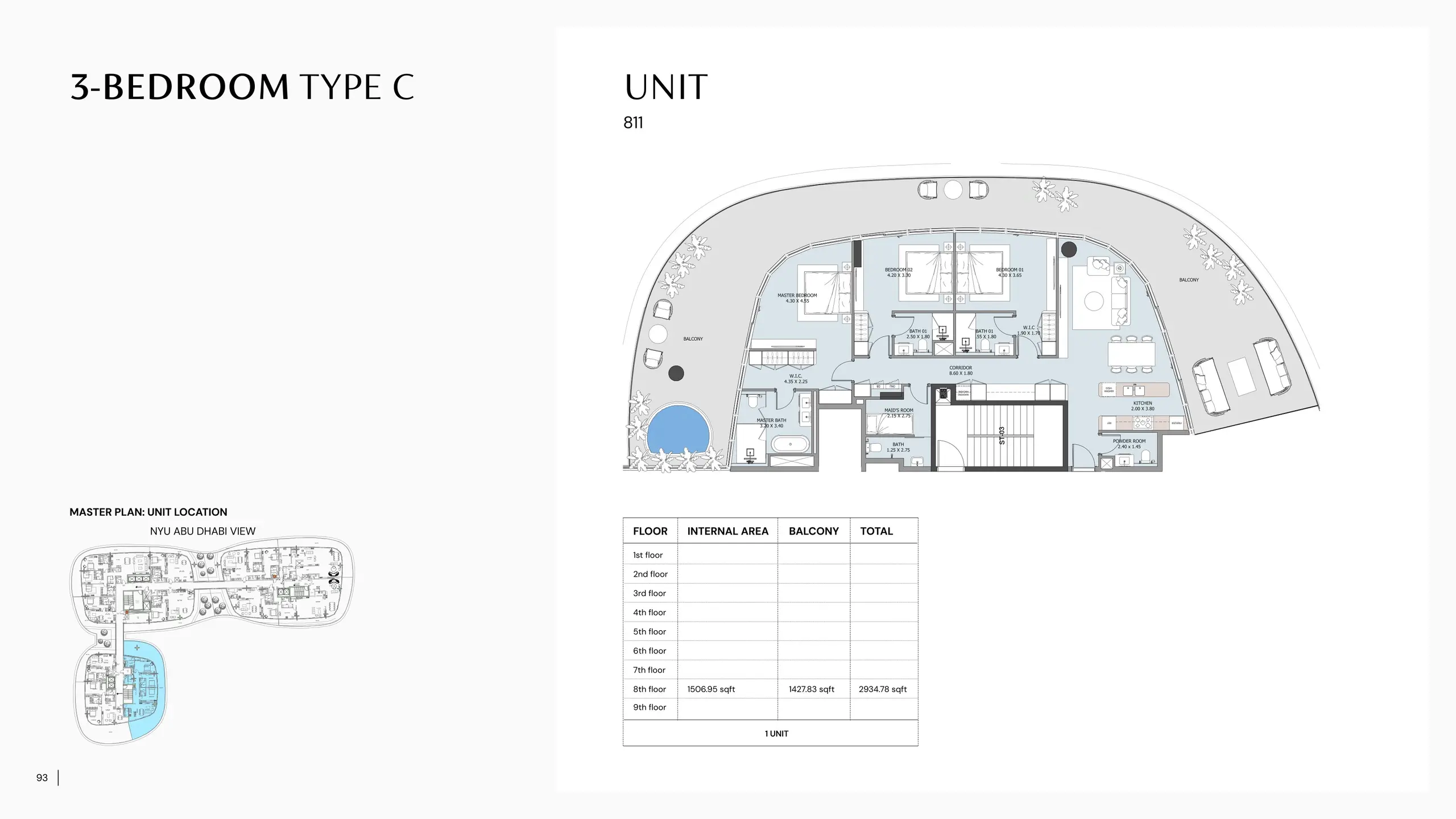 Type C floor plan