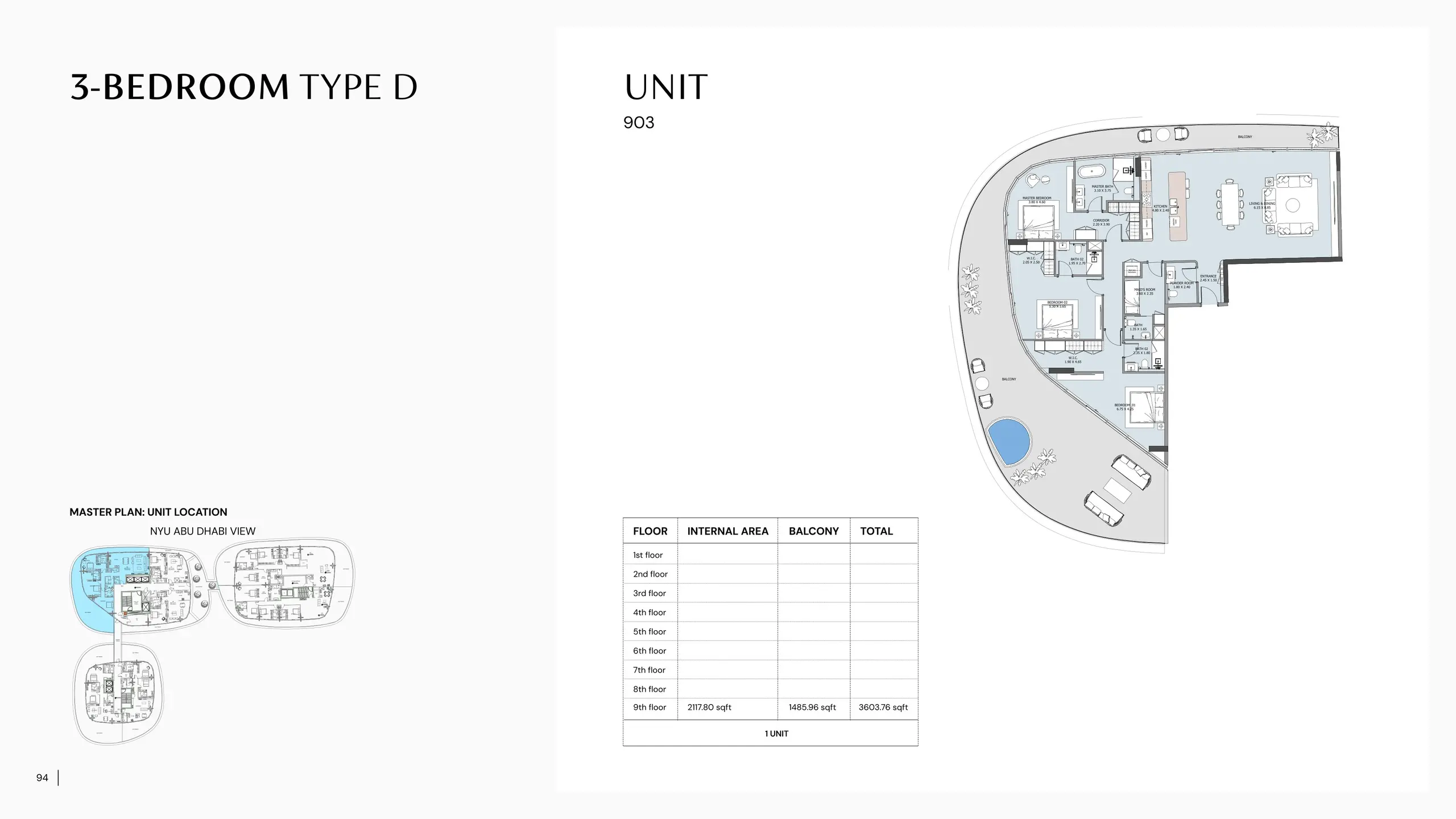 Type D floor plan