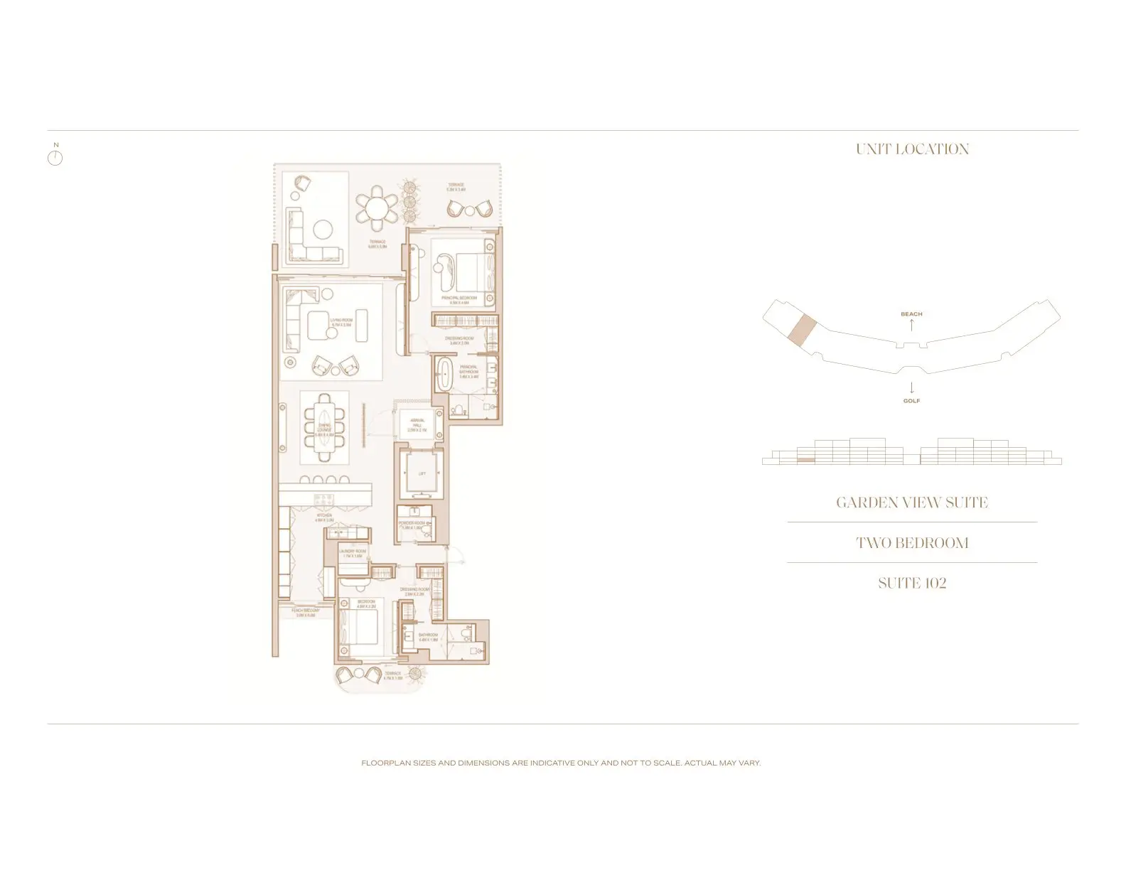 Garden View Suite floor plan