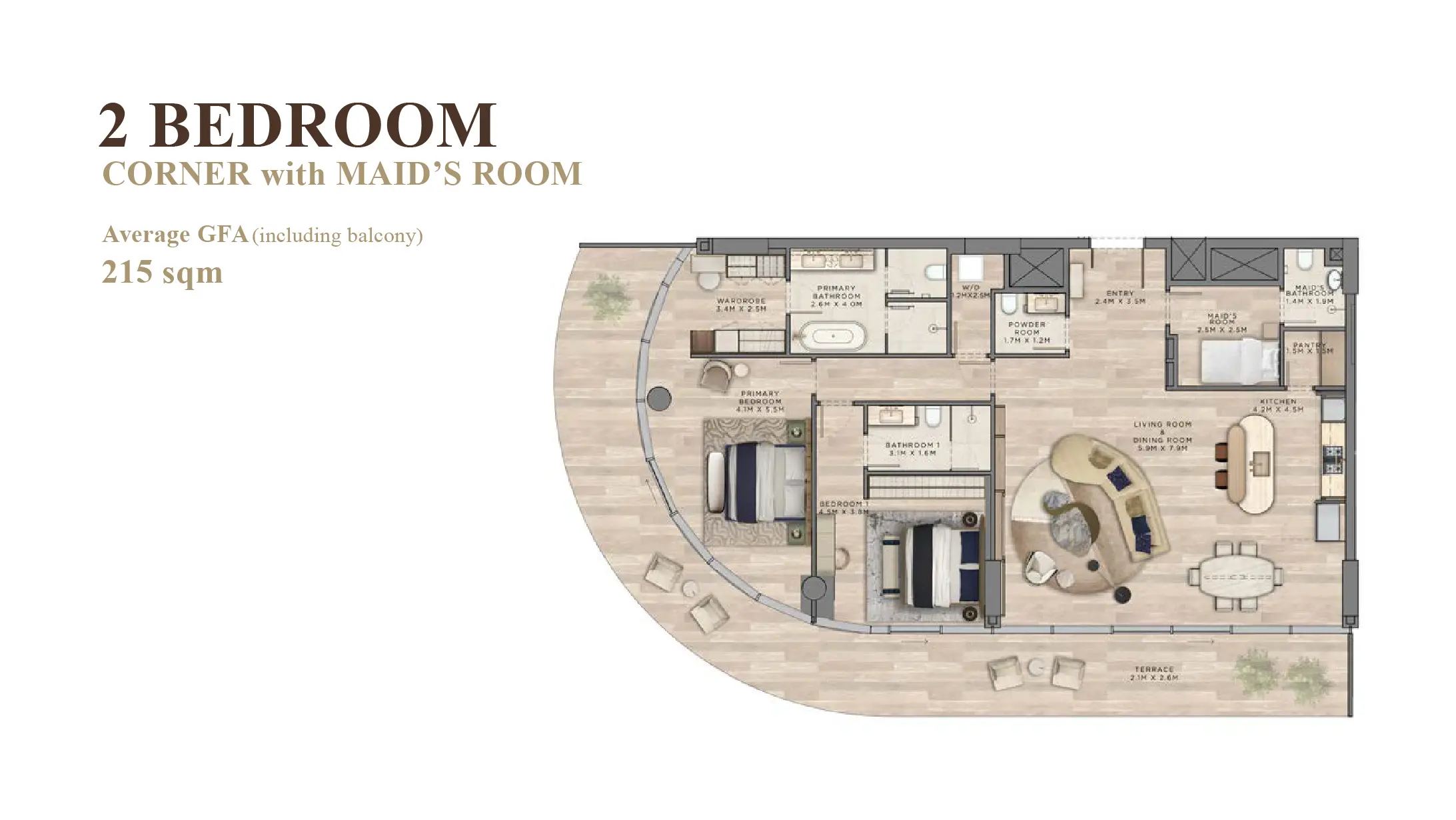 Type 1 floor plan