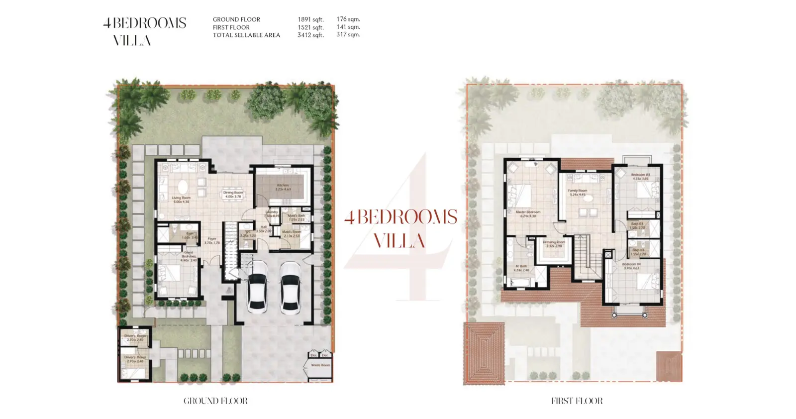Villa floor plan