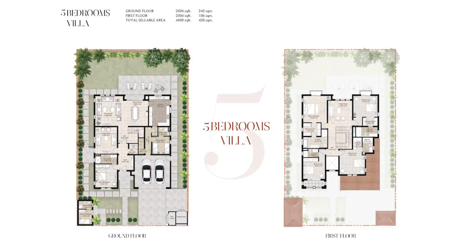 Villa floor plan