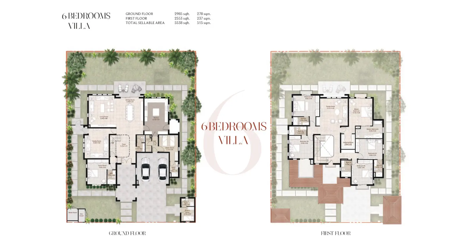 Villa floor plan