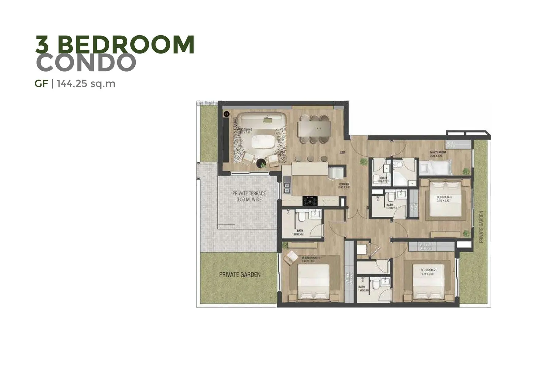 Type A floor plan