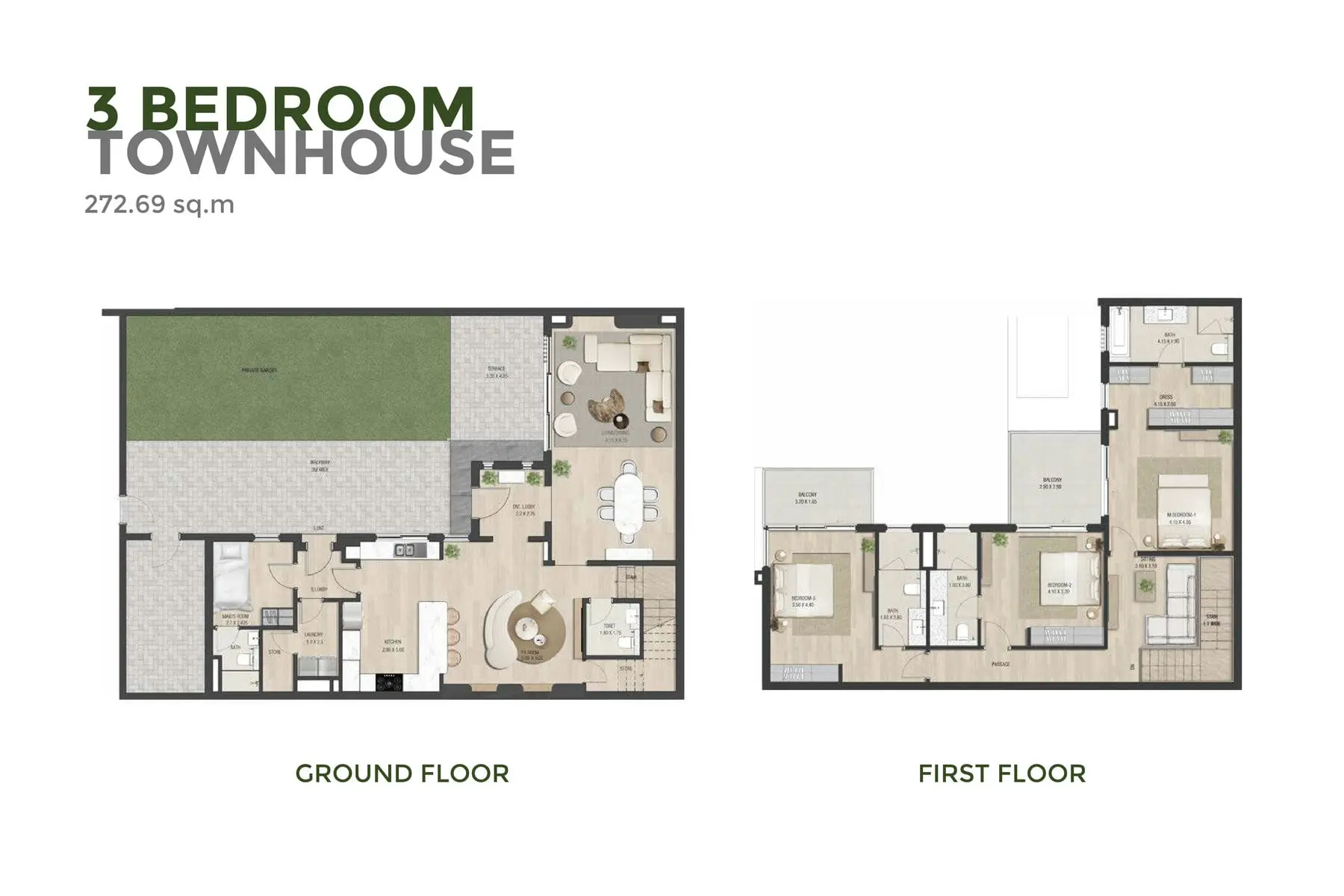 Townhouse - Type A floor plan