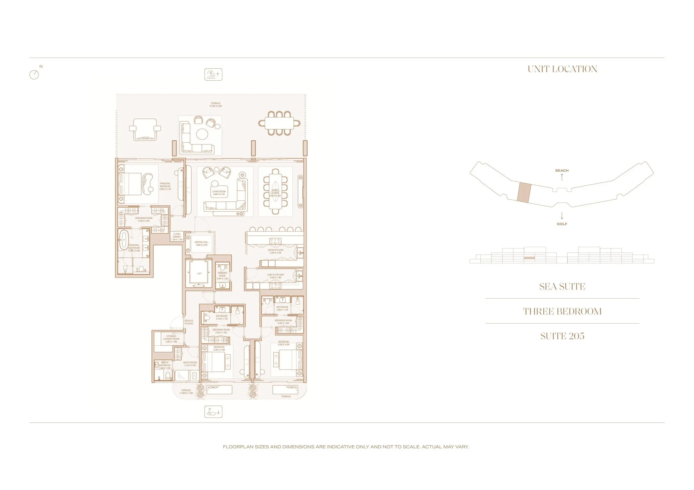 Suite 205 floor plan