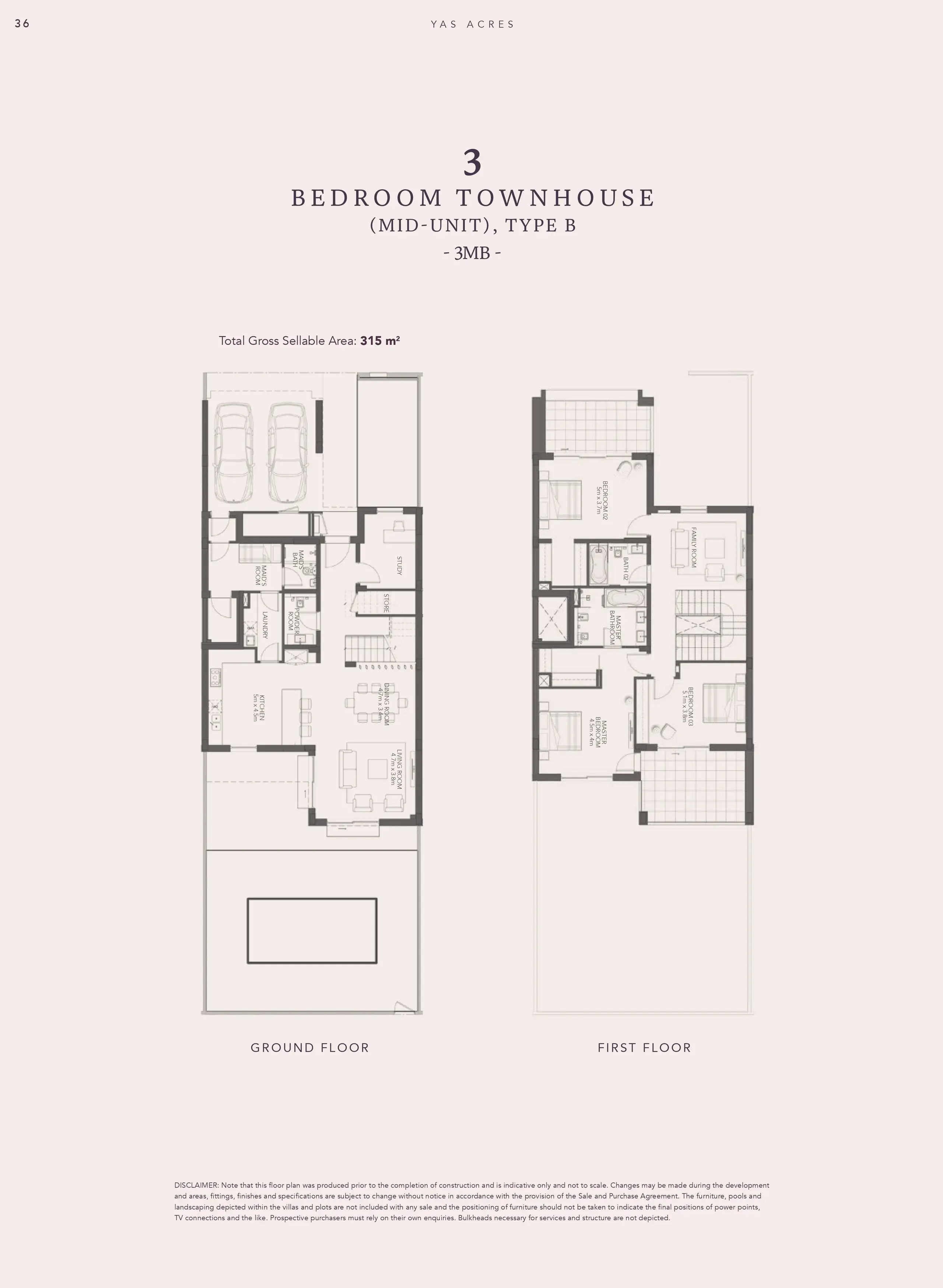 Mid-Unit Type B - 4X floor plan