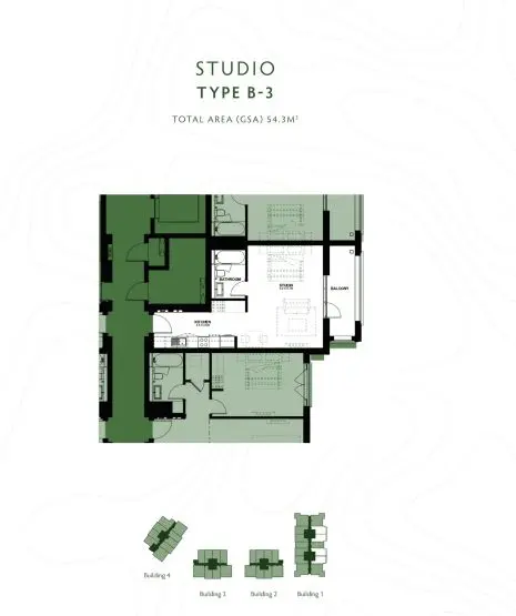 Type B-3 floor plan