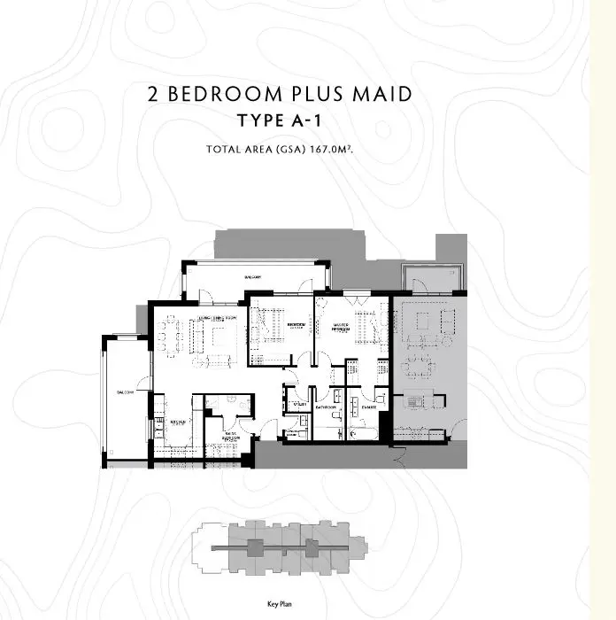 Type A-1 floor plan