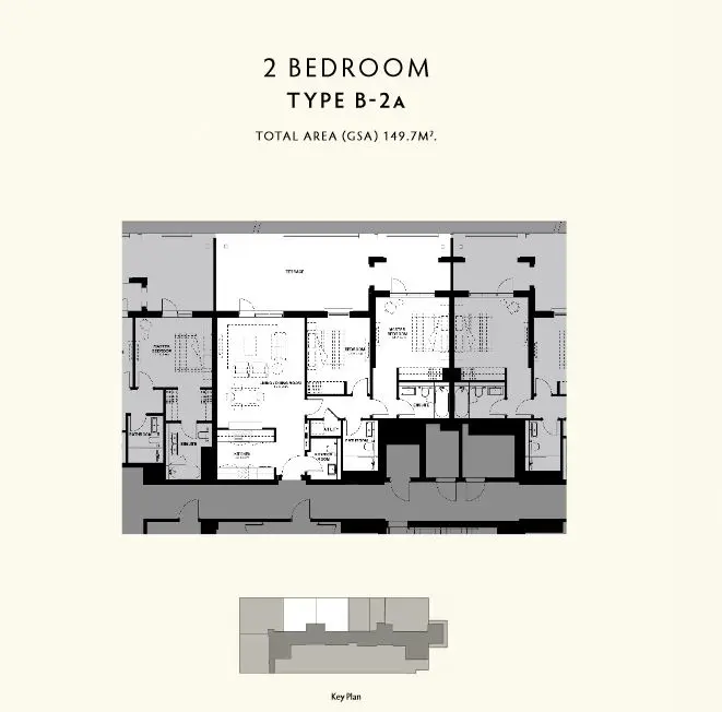 Type B-2A floor plan