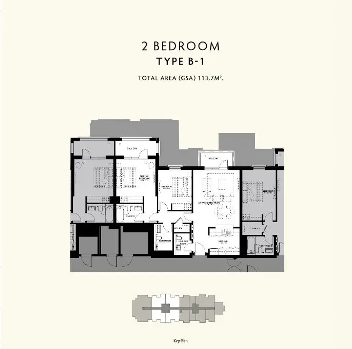 Type B floor plan