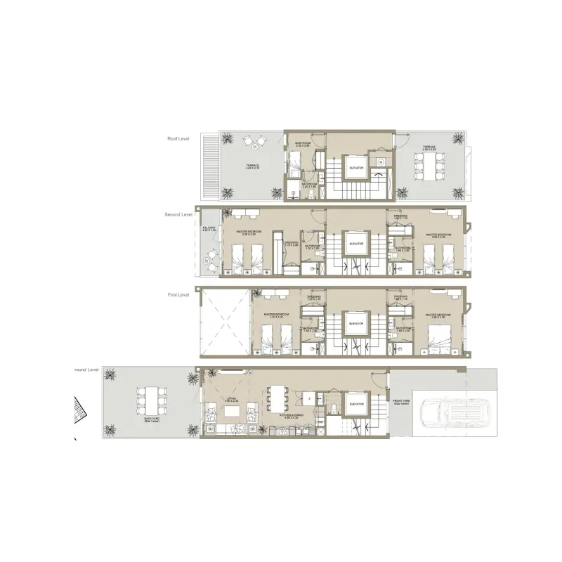 4 bedroom floor plan