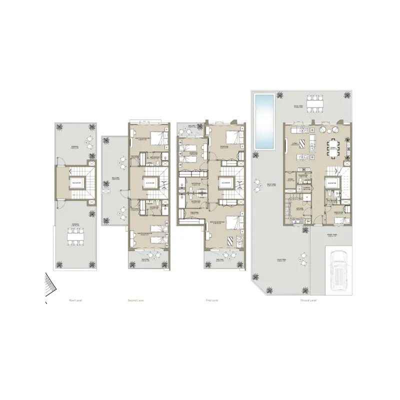 5 bedroom floor plan