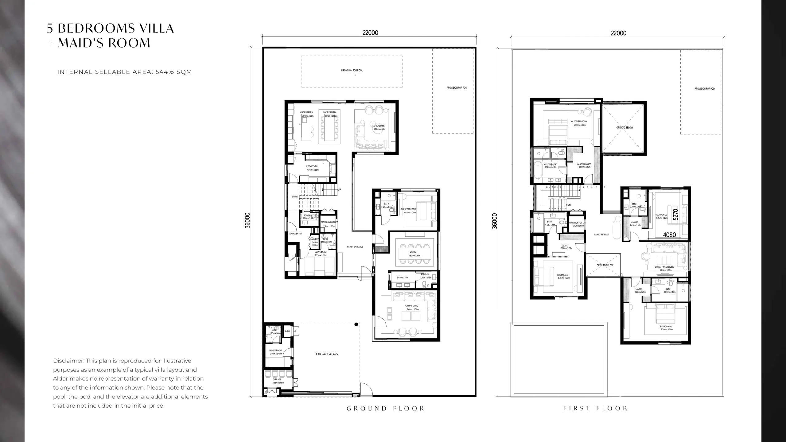 Type A floor plan