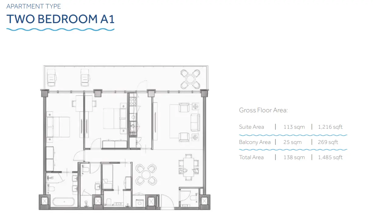 Type A1 floor plan
