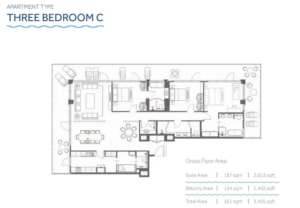 Type C floor plan