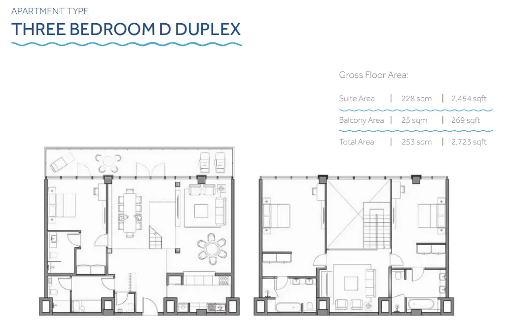 Type D Duplex floor plan