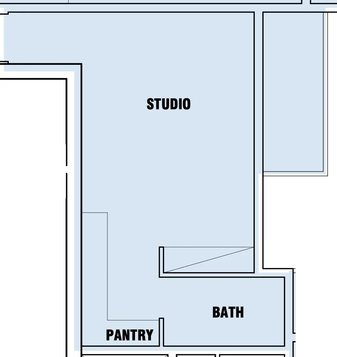 Studio apartments - Celesto Tower floor plan