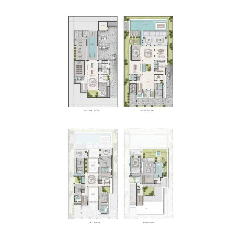 6 bedroom floor plan