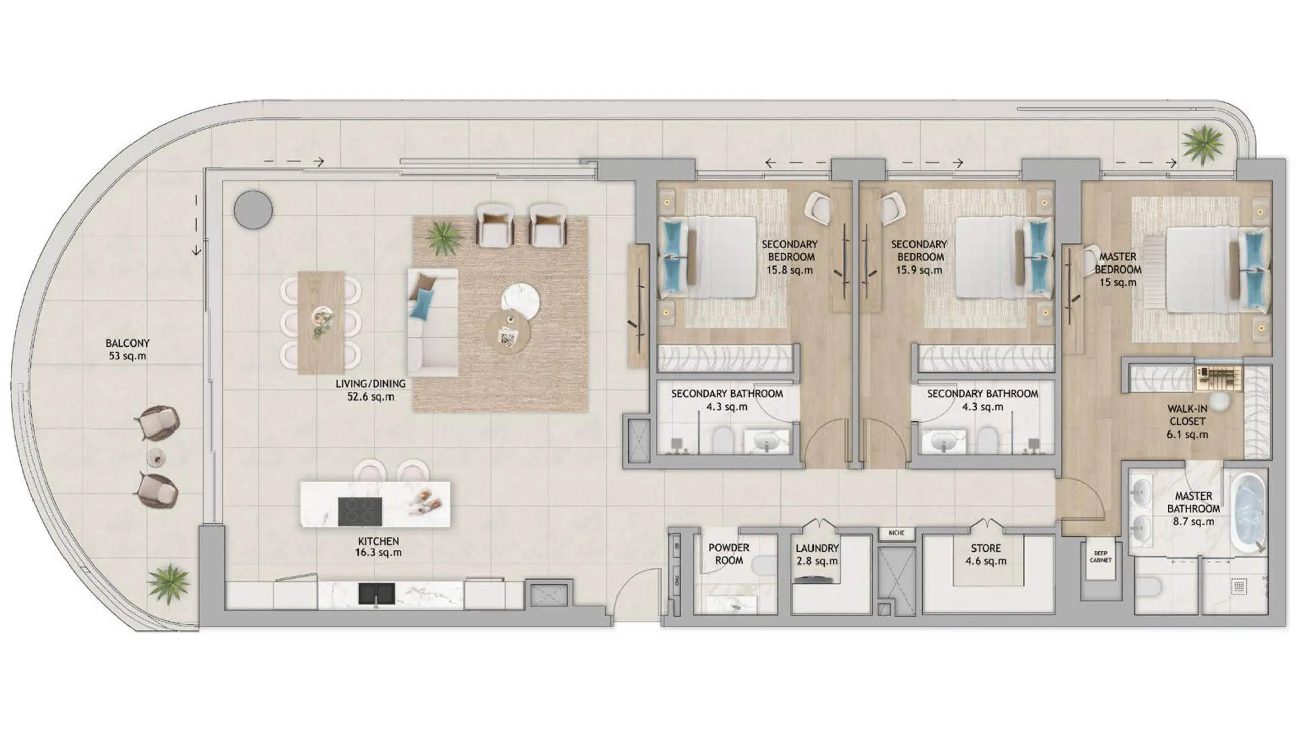 Type 1 floor plan