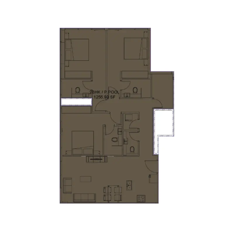 3 bedroom floor plan