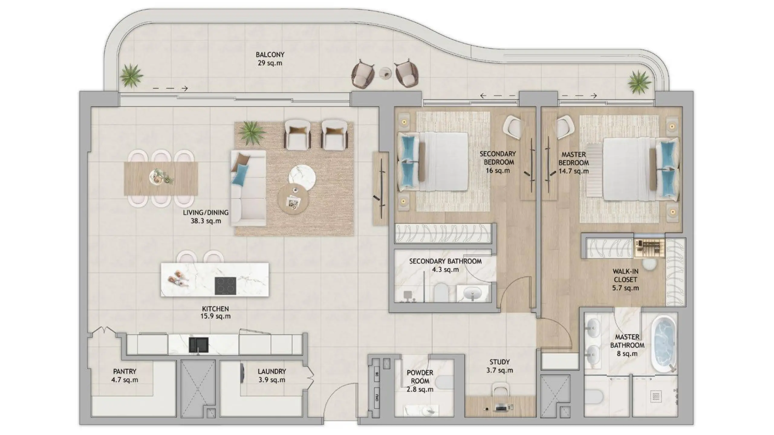 Type 1 floor plan