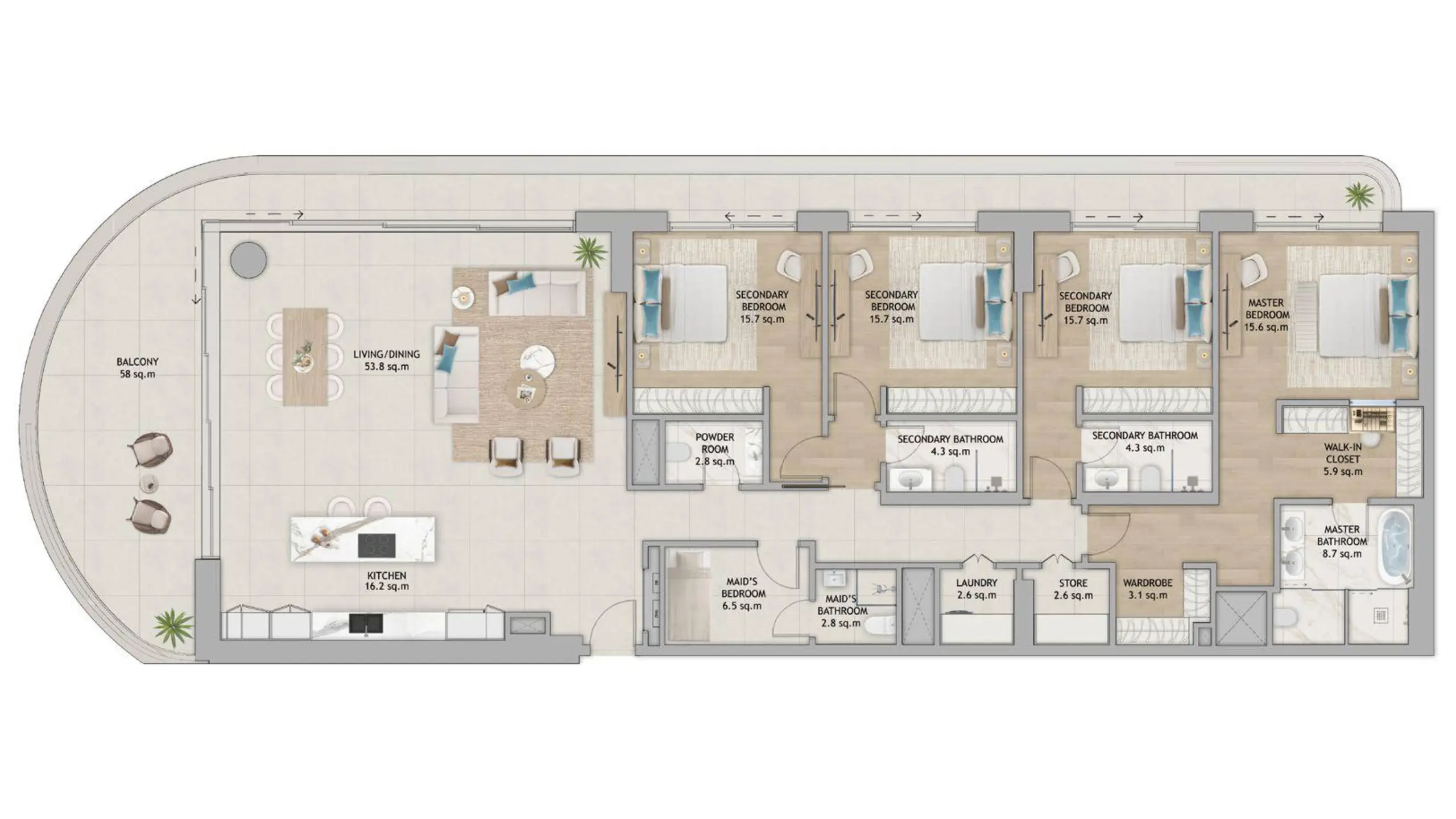 Type 1 floor plan