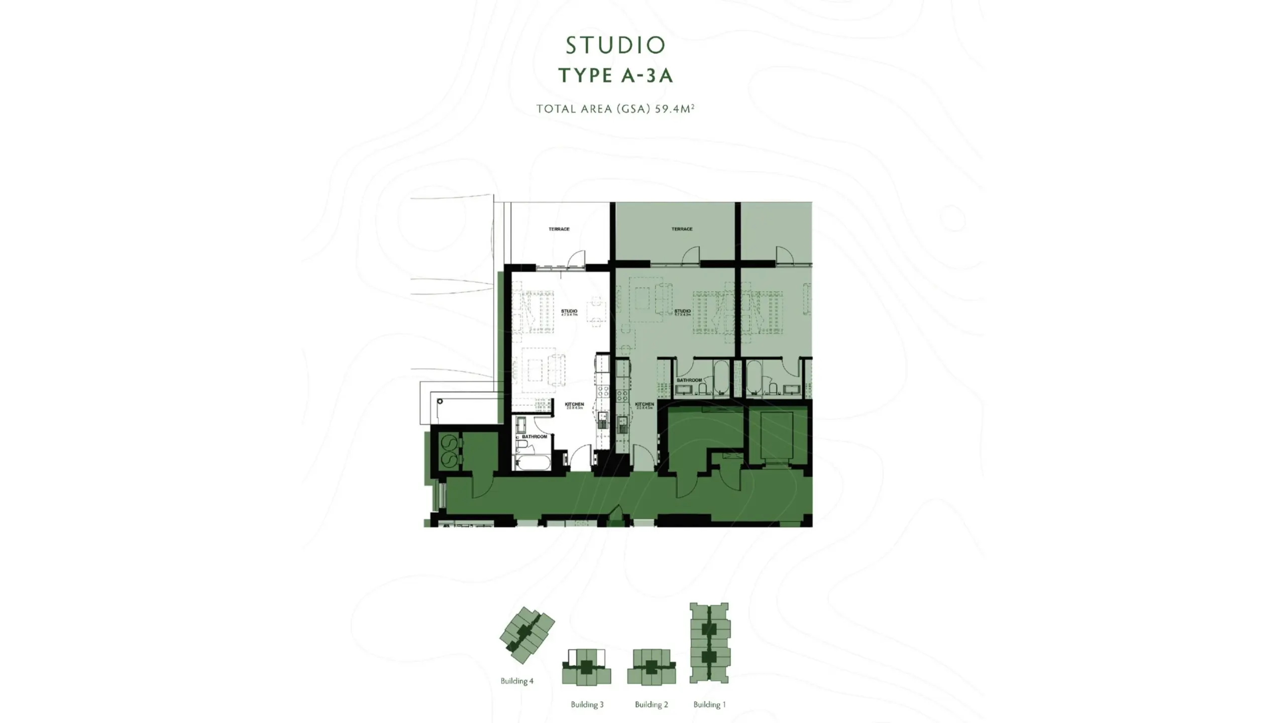 Type A-3A floor plan