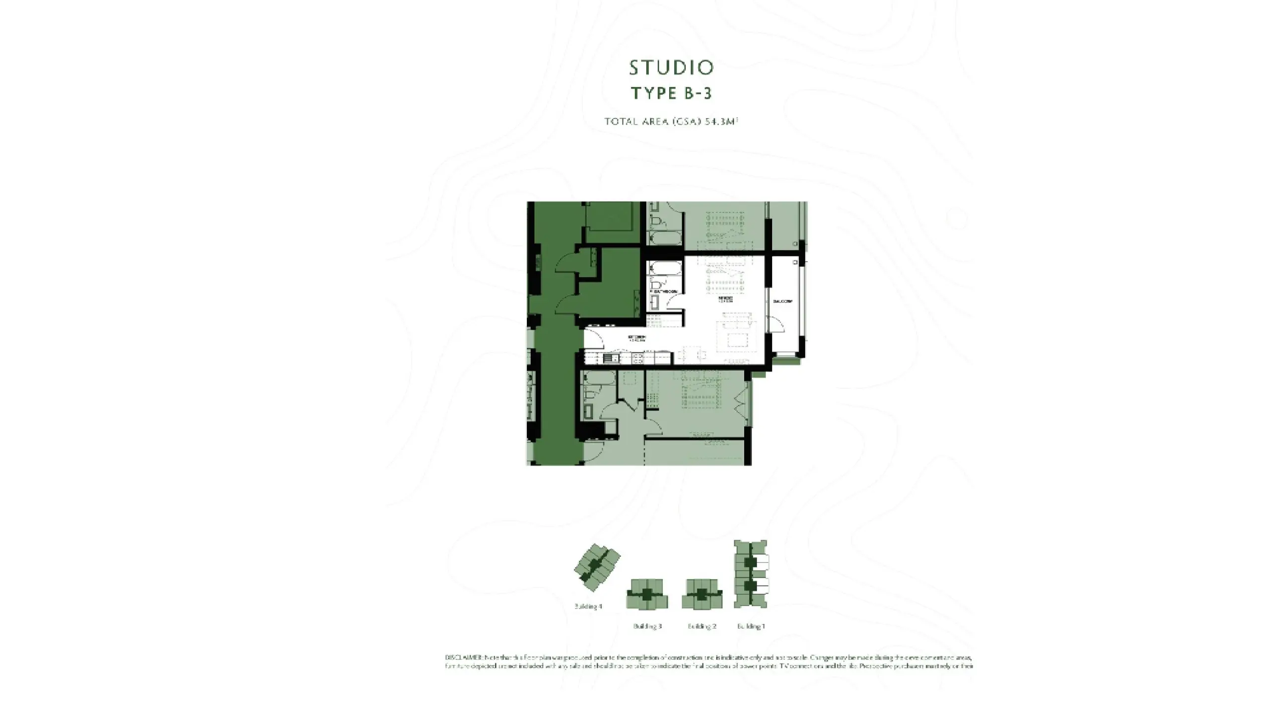 Type B-3 floor plan