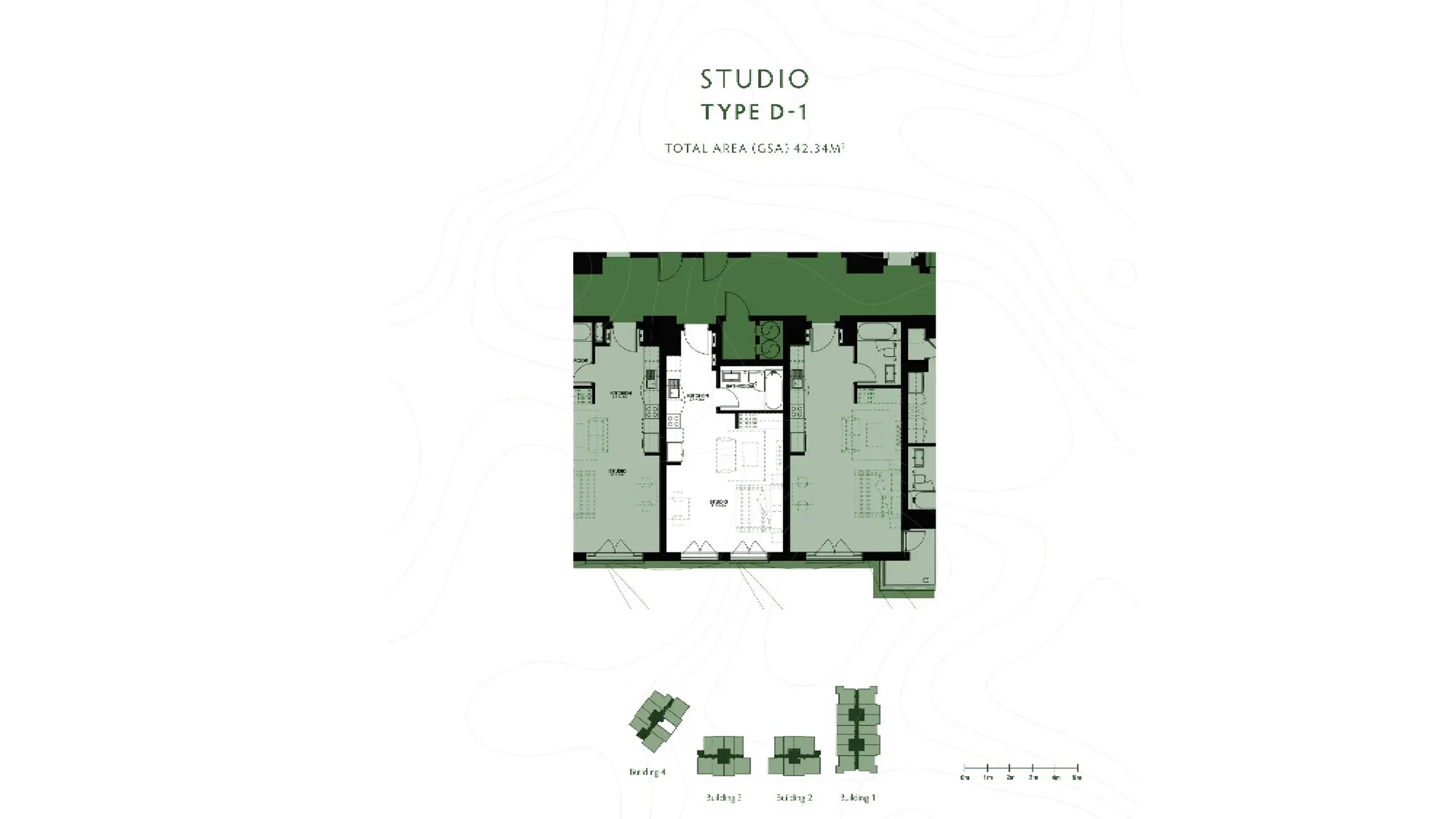 Type D-1 floor plan