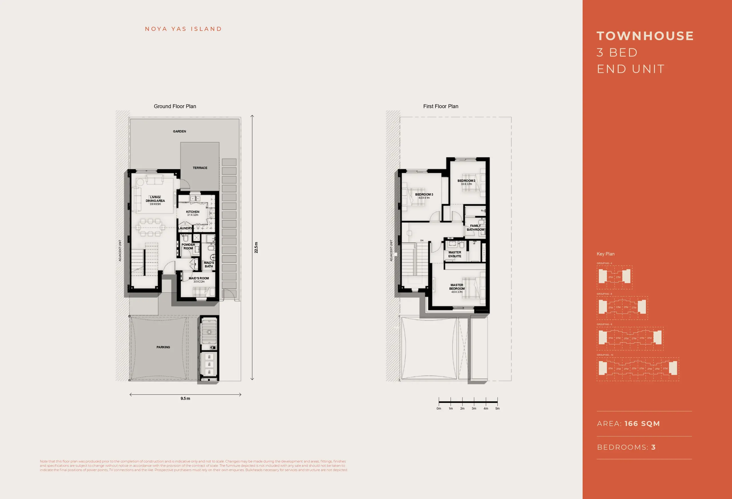 End Townhouse floor plan